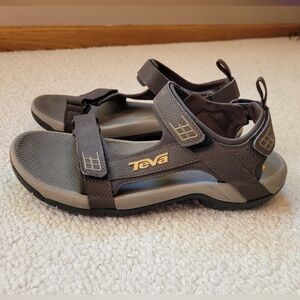 Teva Mens Minam Hiking/Sport Sandals Brown Size 10 Outdoor Camping.